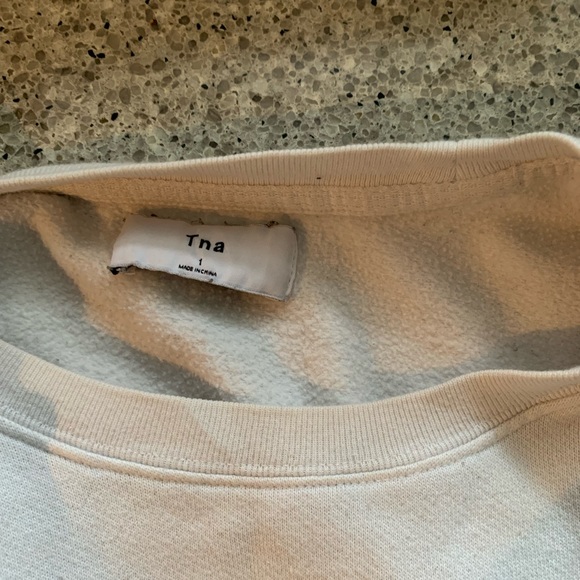 TNA raw hem cropped sweater - Picture 3 of 3